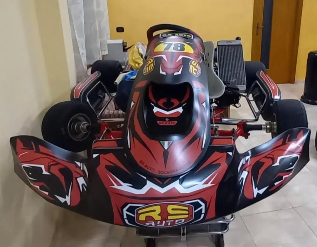 go kart kart 125cc mono marcia con avviamento elettrico