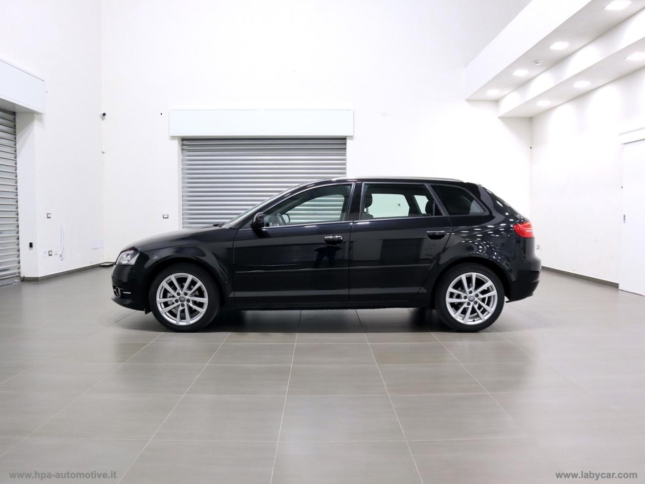 AUDI A3 SPORTBACK 1.6 TDI 105CV BI XENON LED SENSORI CERCHI 17