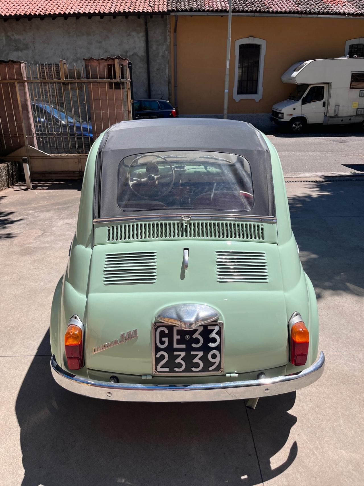 Fiat 500 110 D Benzina del 1962