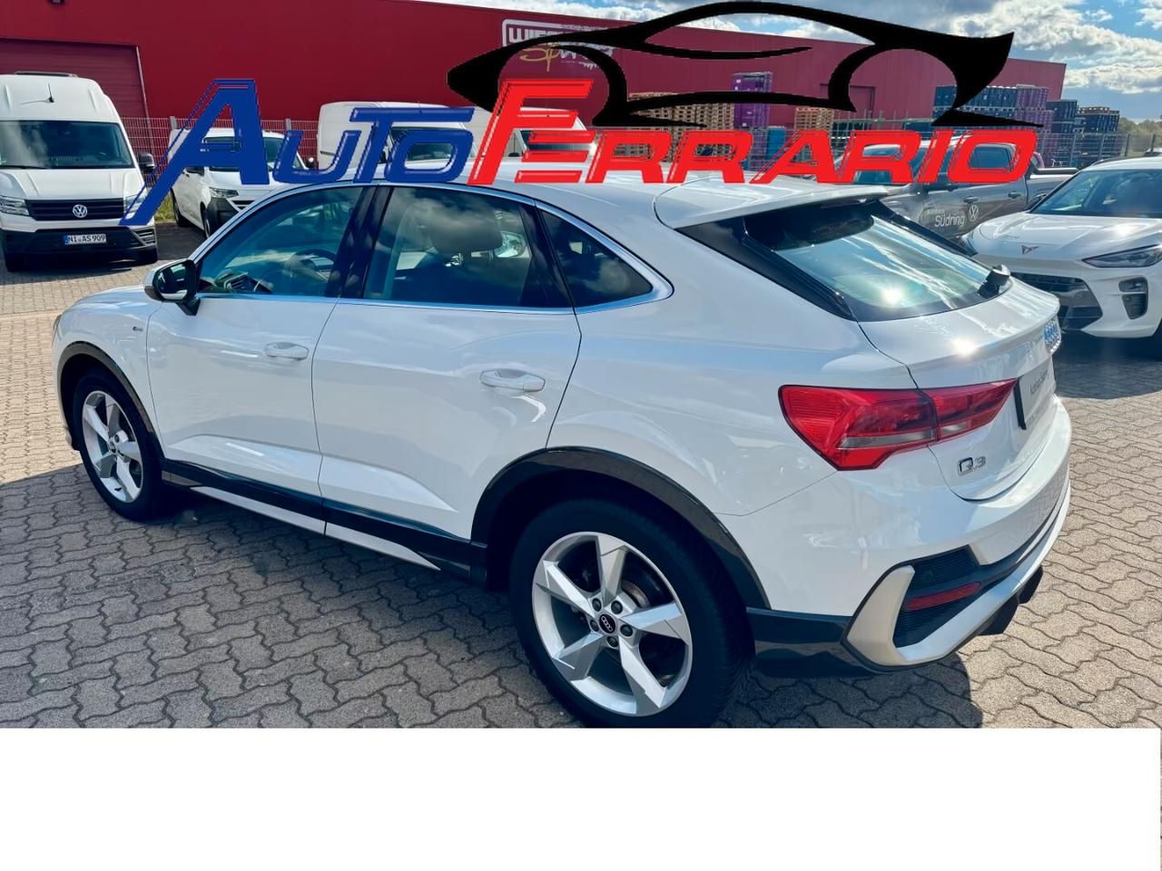 Audi Q3 SPB S LINE 19" SENS PARK DOPPI NAVY CRUISE CONTROL SEDIL IRISCALDATI PORT. ELETTRICO IN ARRIVO OPZI