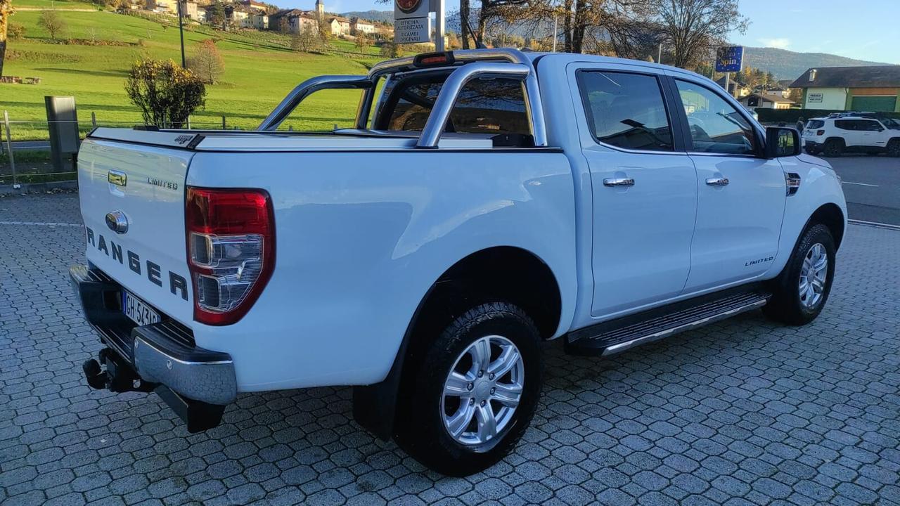 FORD RANGER 2.0 AUTOMATICA 213 CV DC Limited GANCIO TRAINO