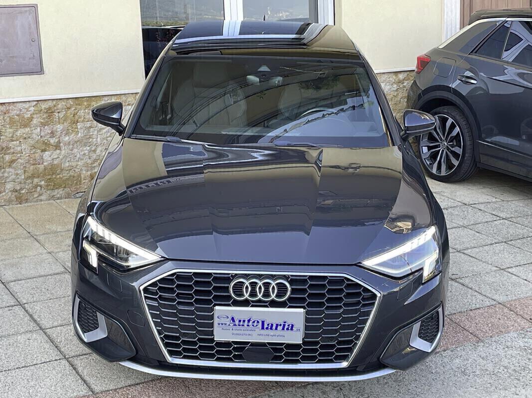 Audi A3 SPB 30 2.0 TDI Adavanced S-Line Tetto Apribile Navi Fari Full Led Aziendale ufficiale Audi Italia