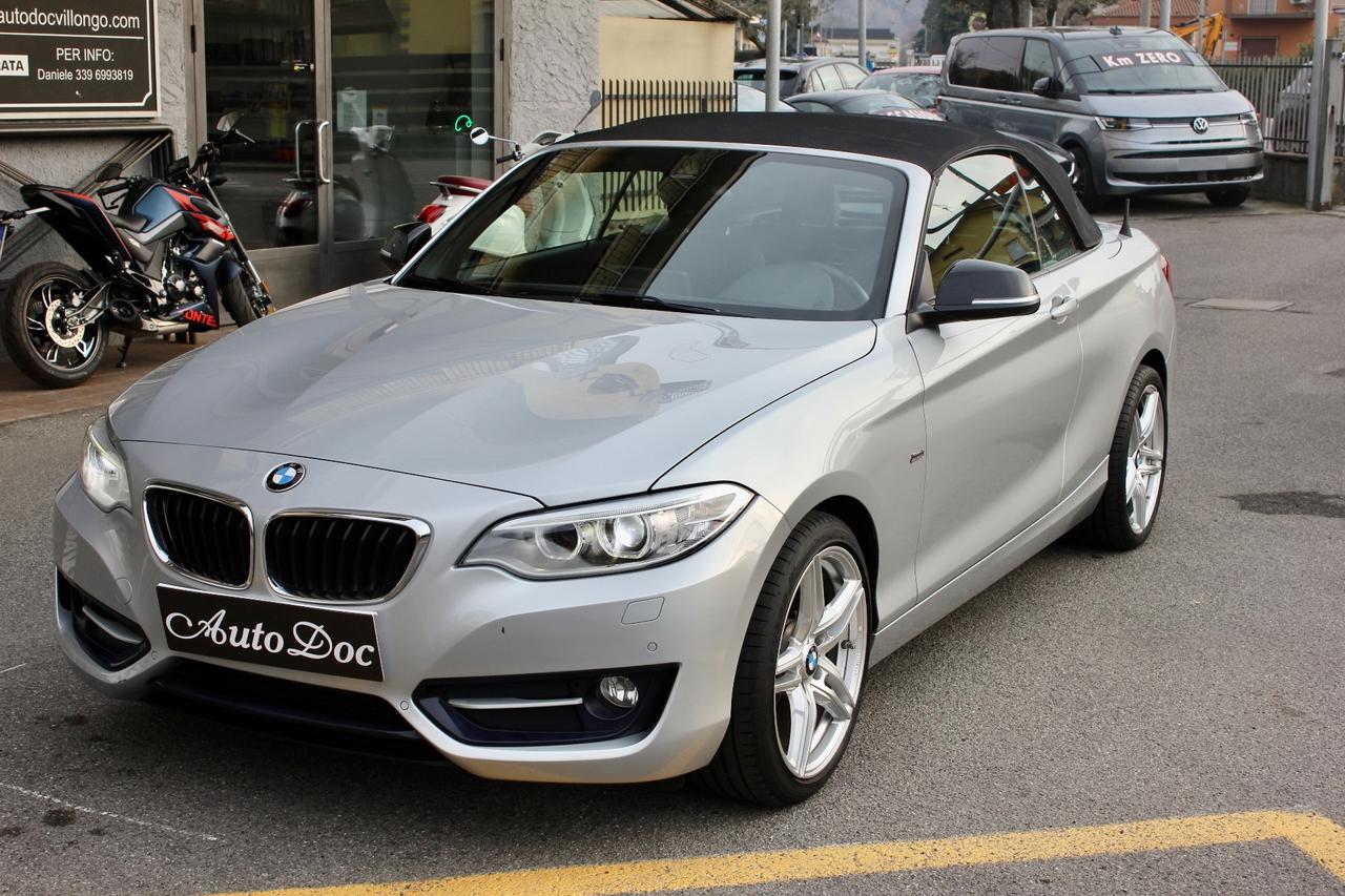 Bmw 218 i Cabrio Sport 1.5 136 CV 6M