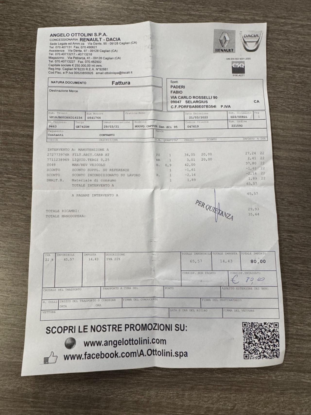 Renault Captur 1.5 Blue dCi 95 CV Intens