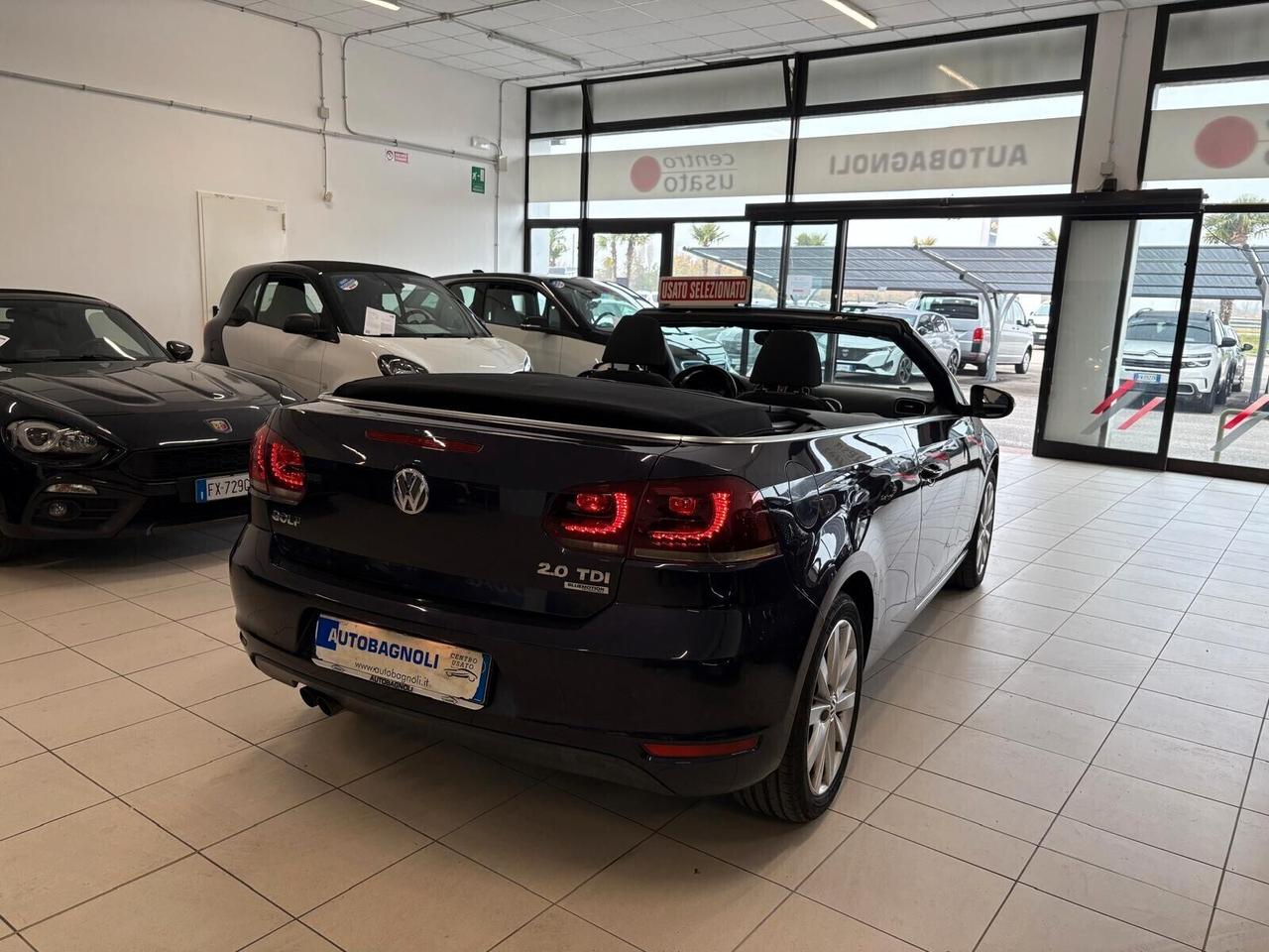 Volkswagen Golf Cabriolet 2.0 TDI 140 CV BlueMotion Tech.