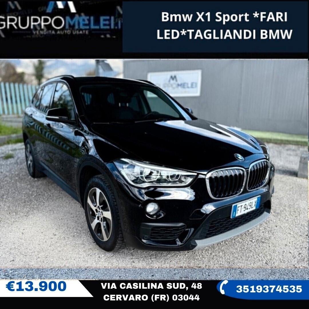 Bmw X1 Sport *FARI LED*TAGLIANDI BMW