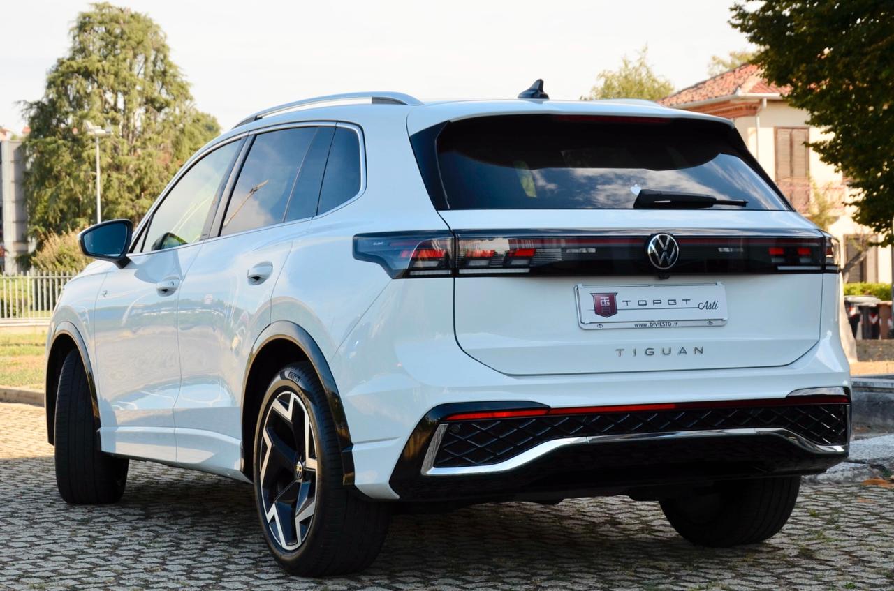 VOLKSWAGEN TIGUAN 2.0 TDI R-LINE 150cv DSG, UNICOPROPRIETARIO, GARANZIA VW 5/28, UFF ITALIANA, IQ LED, SEDILI A GUSCIO, 19″, PERMUTE