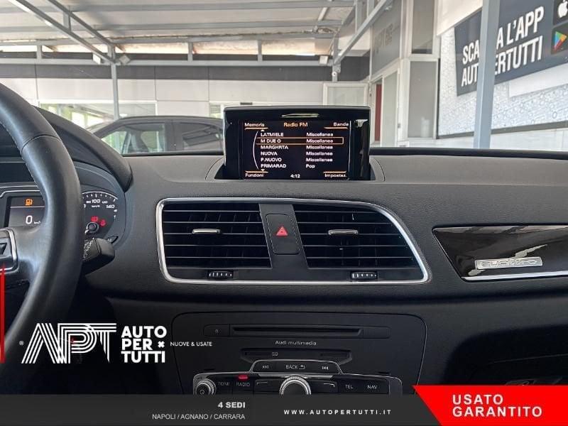 Audi Q3 Q3 2.0 tdi Advanced quattro 177cv s-tronic