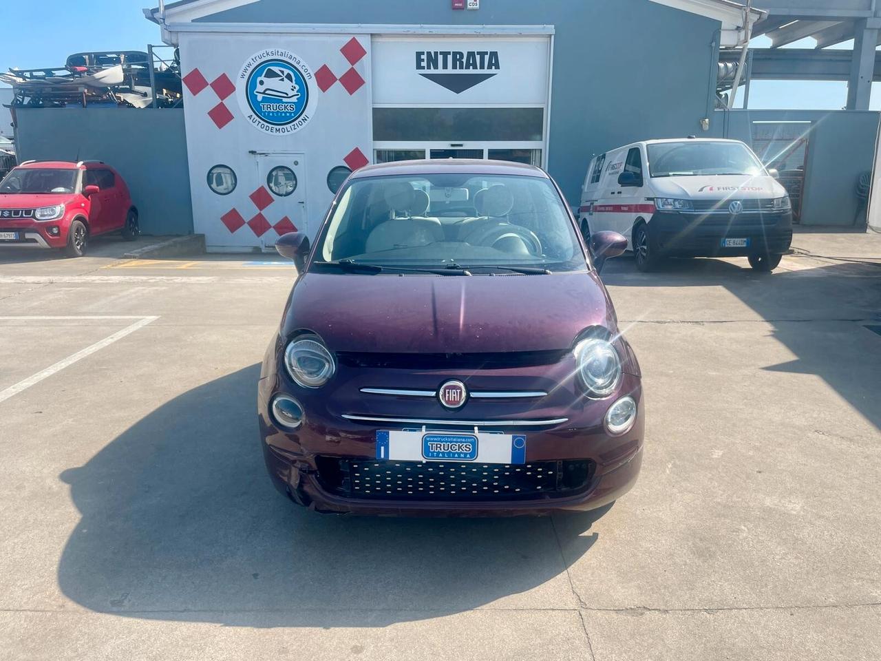 Fiat 500 1.2 Pop 2020 ***LIEVEMENTE SINISTRATA *** MARCIANTE ***