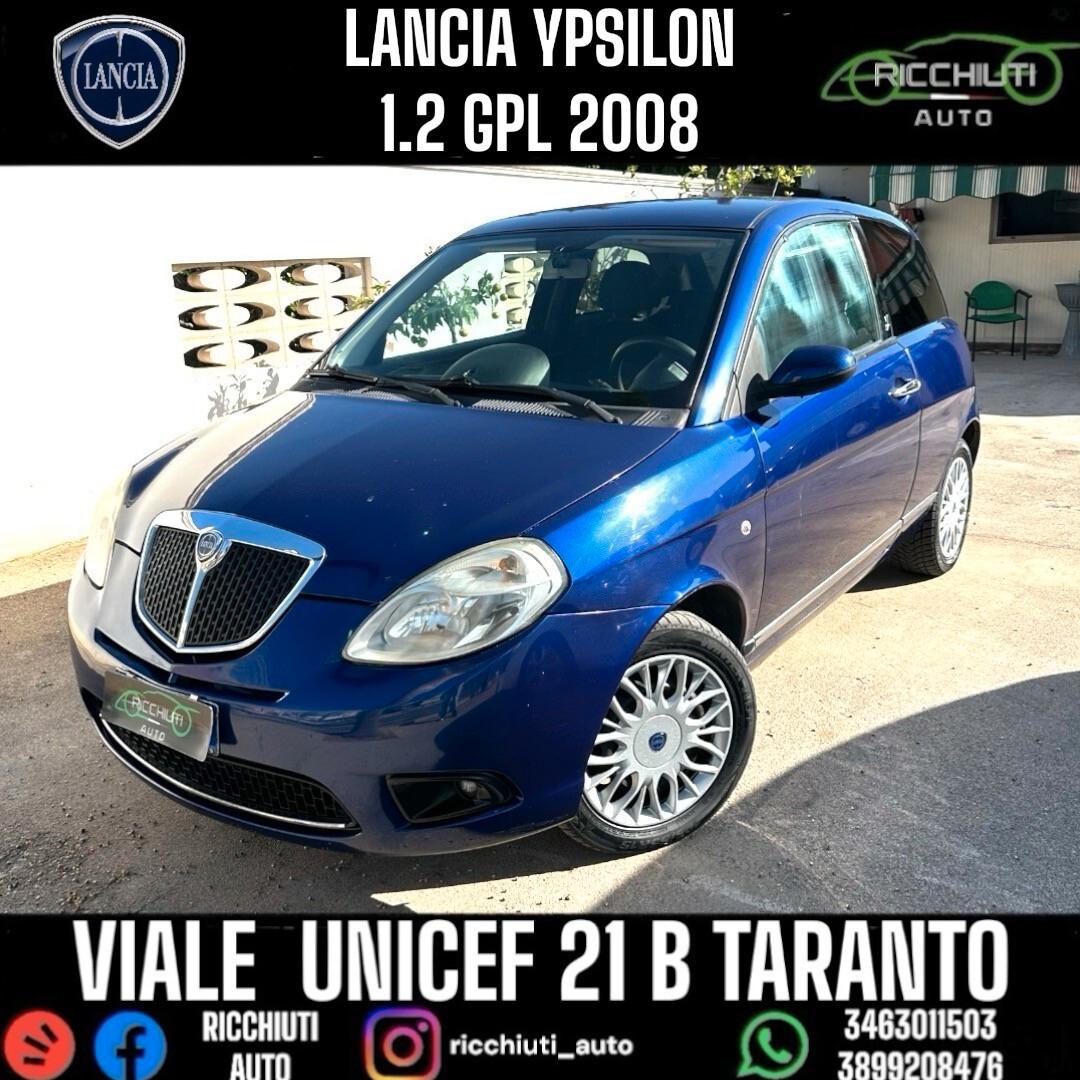 LANCIA YPSILON 1.2 GPL 2008 OK NEOPATENTATI