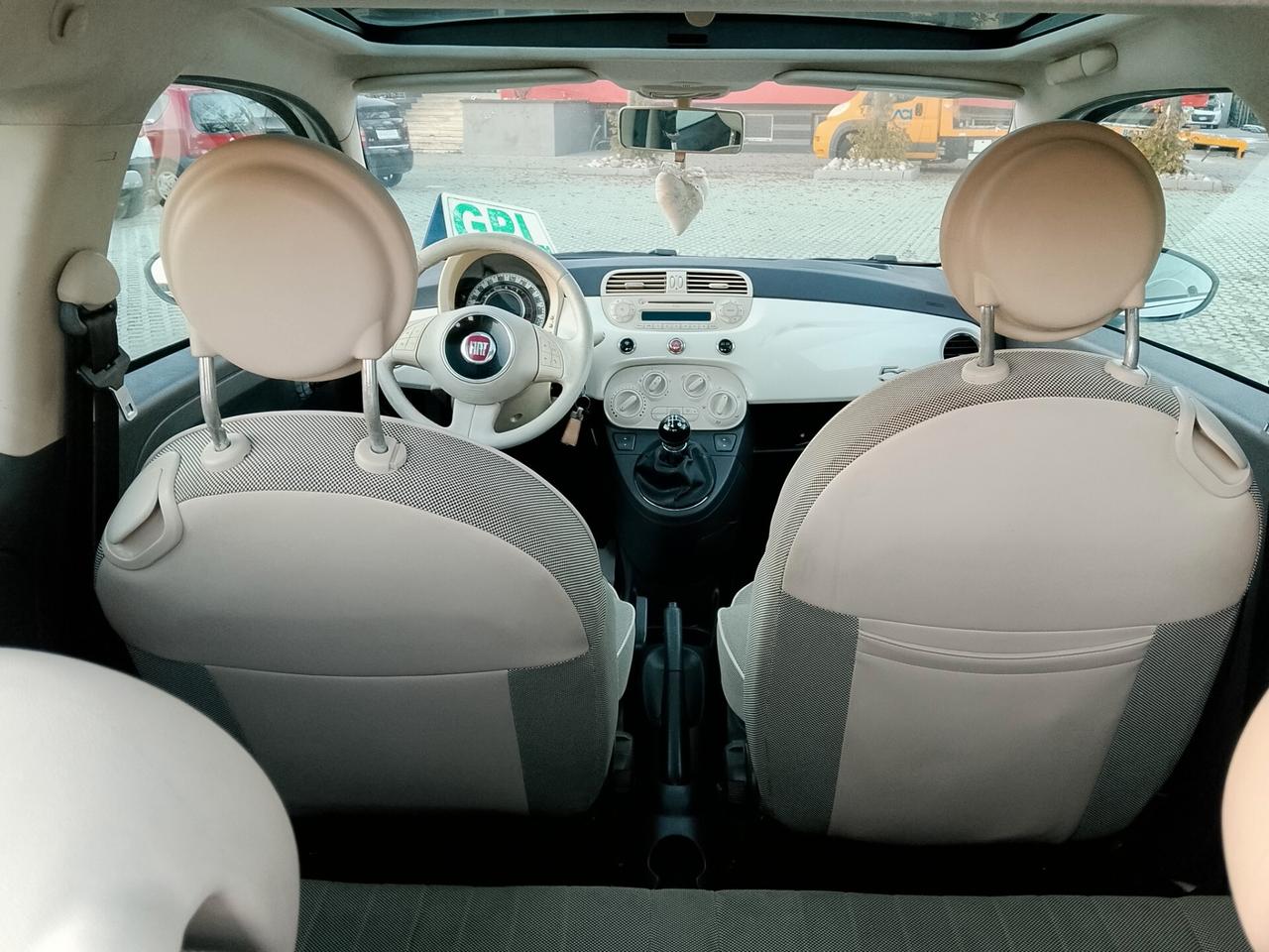 Fiat 500 1.2~GPL~NEOPAT~140.000~2012