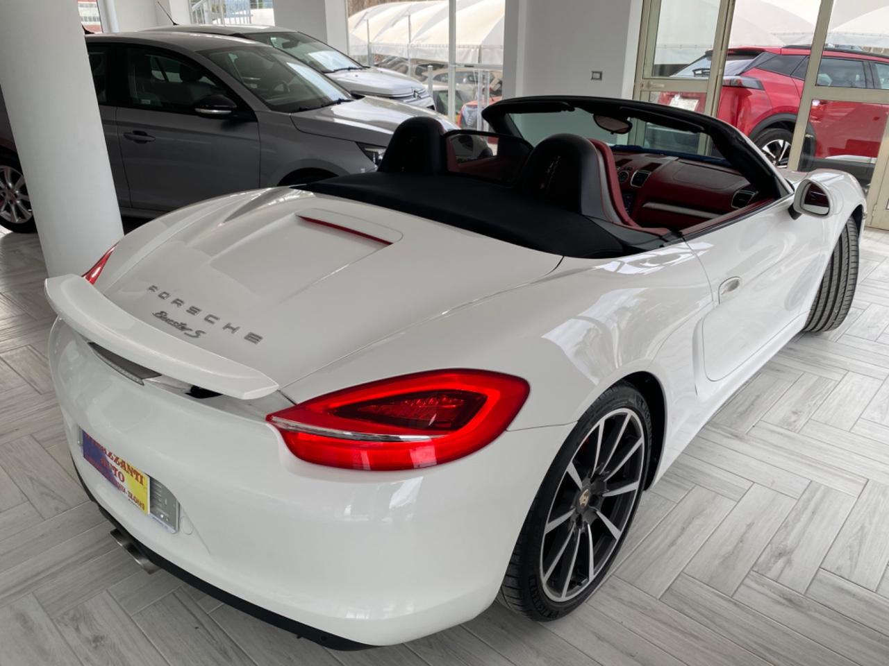 Porsche 981 Boxster 3.4 S cabrio ROSSO CARTIER/BOSE2014