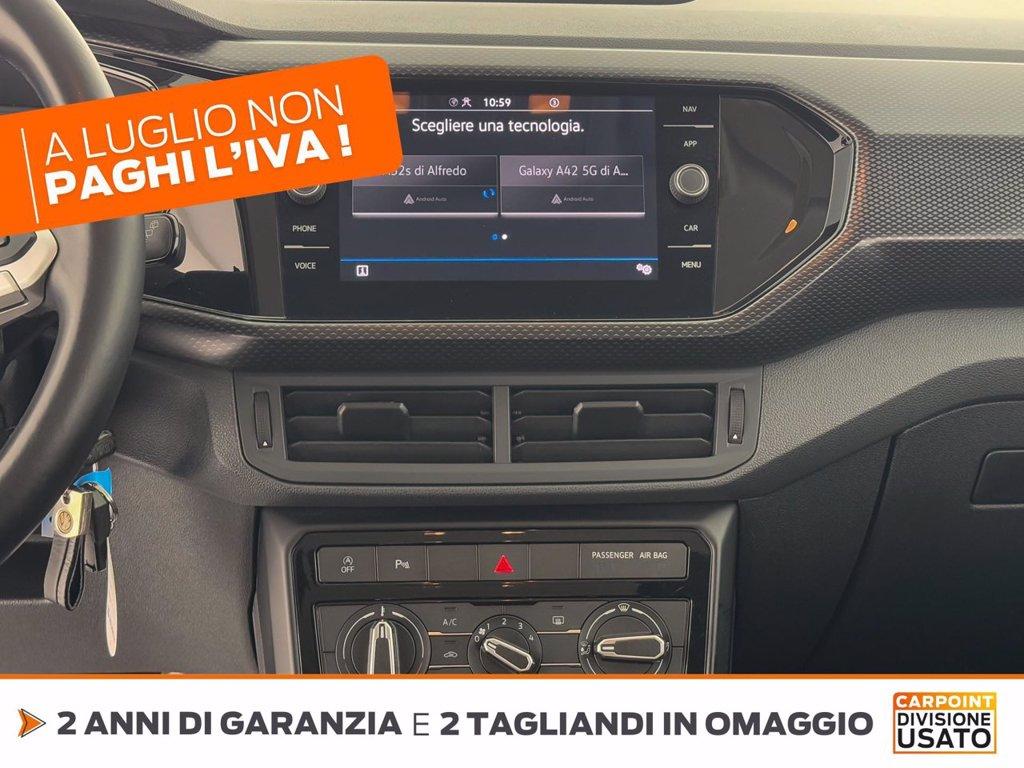 VOLKSWAGEN T-cross 1.0 tsi style 95cv del 2022