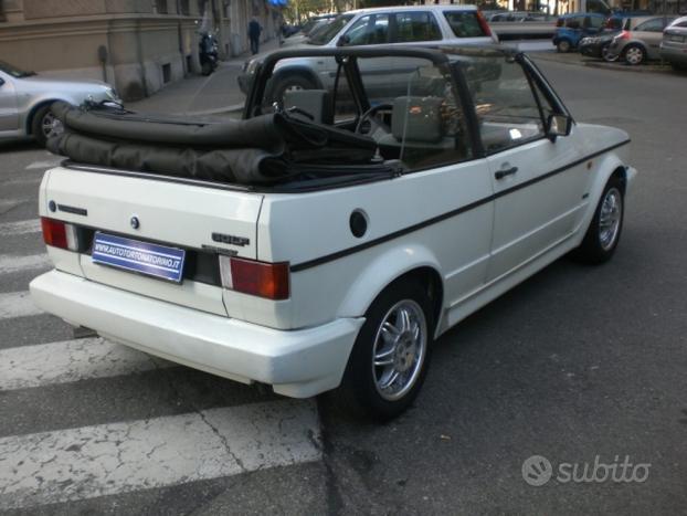 VOLKSWAGEN Golf Cabriolet 1600 GL ISCRITTA ASI-I