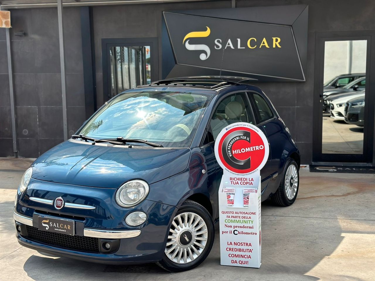 Fiat 500 1.2 Benzina 69 CV Lounge Tetto 12/2008