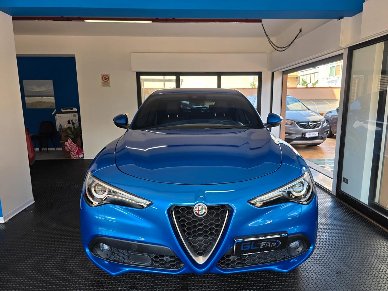 Alfa Romeo Stelvio 2.2 210cv Q4 blu misano 2018 FINANZIABILE