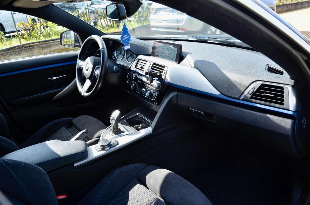 BMW 420d XDRIVE GRAN COUPE MSPORT 190cv AUTO, UFF ITALIANA, EURO 6B, FULL LED, RETROCAMERA, ALCANTARA, 19", PERMUTE