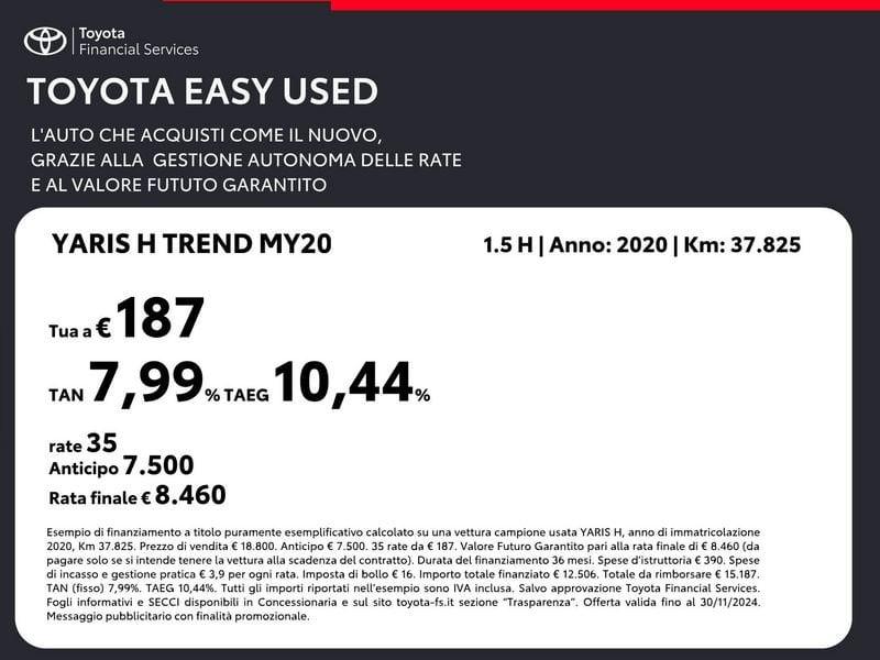 Toyota Yaris 1.5 Hybrid 5 porte Trend