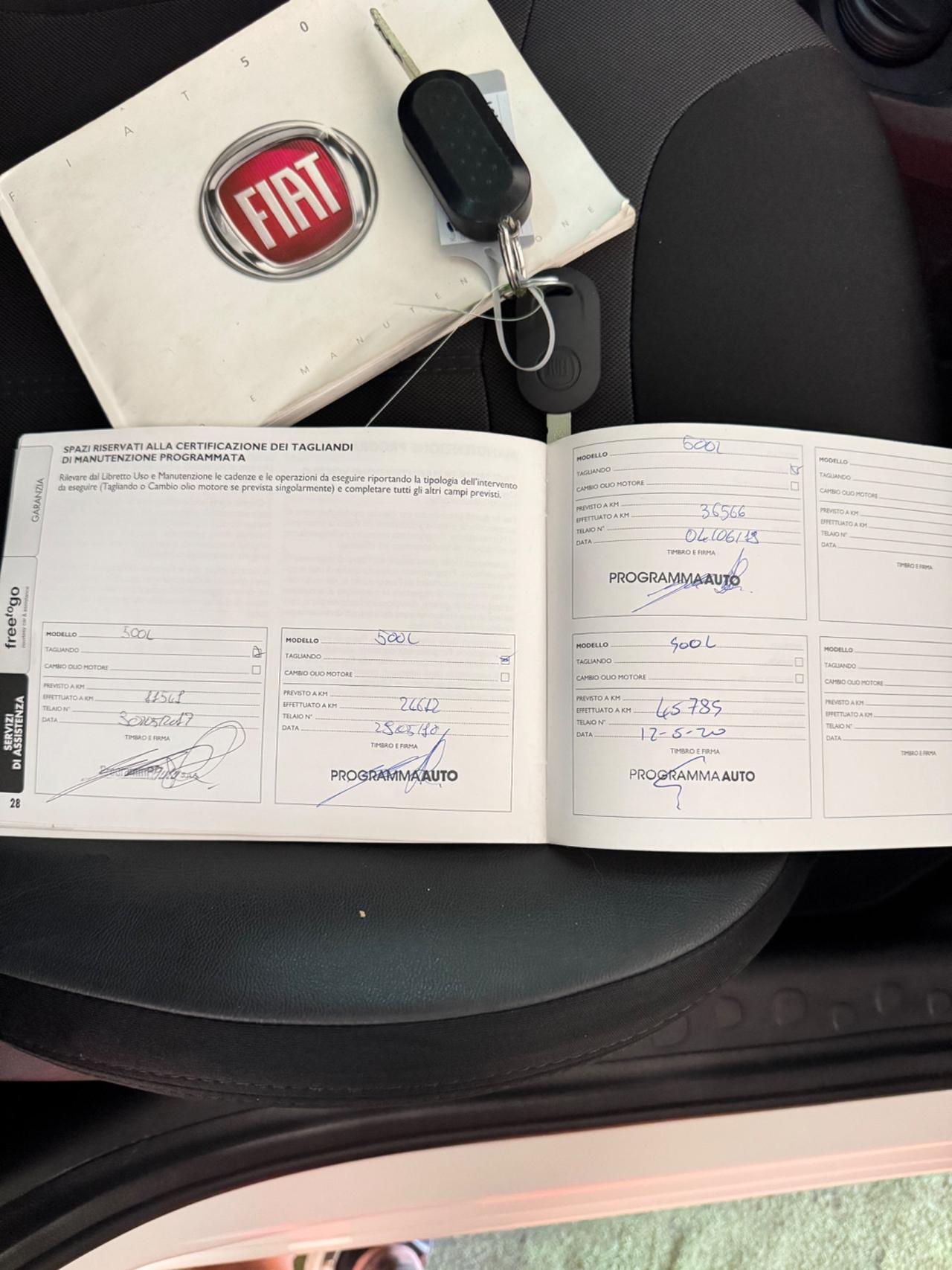 FIAT 500 L, 90000 CHILOMETRI, 2016,TETTO PELLE NAVIGATORE