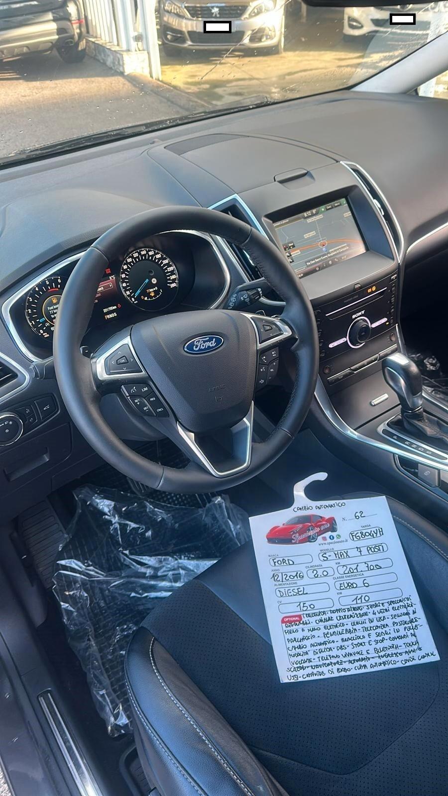 FORD S.- MAX 12/2016 AUTOMATICO 7 POSTI