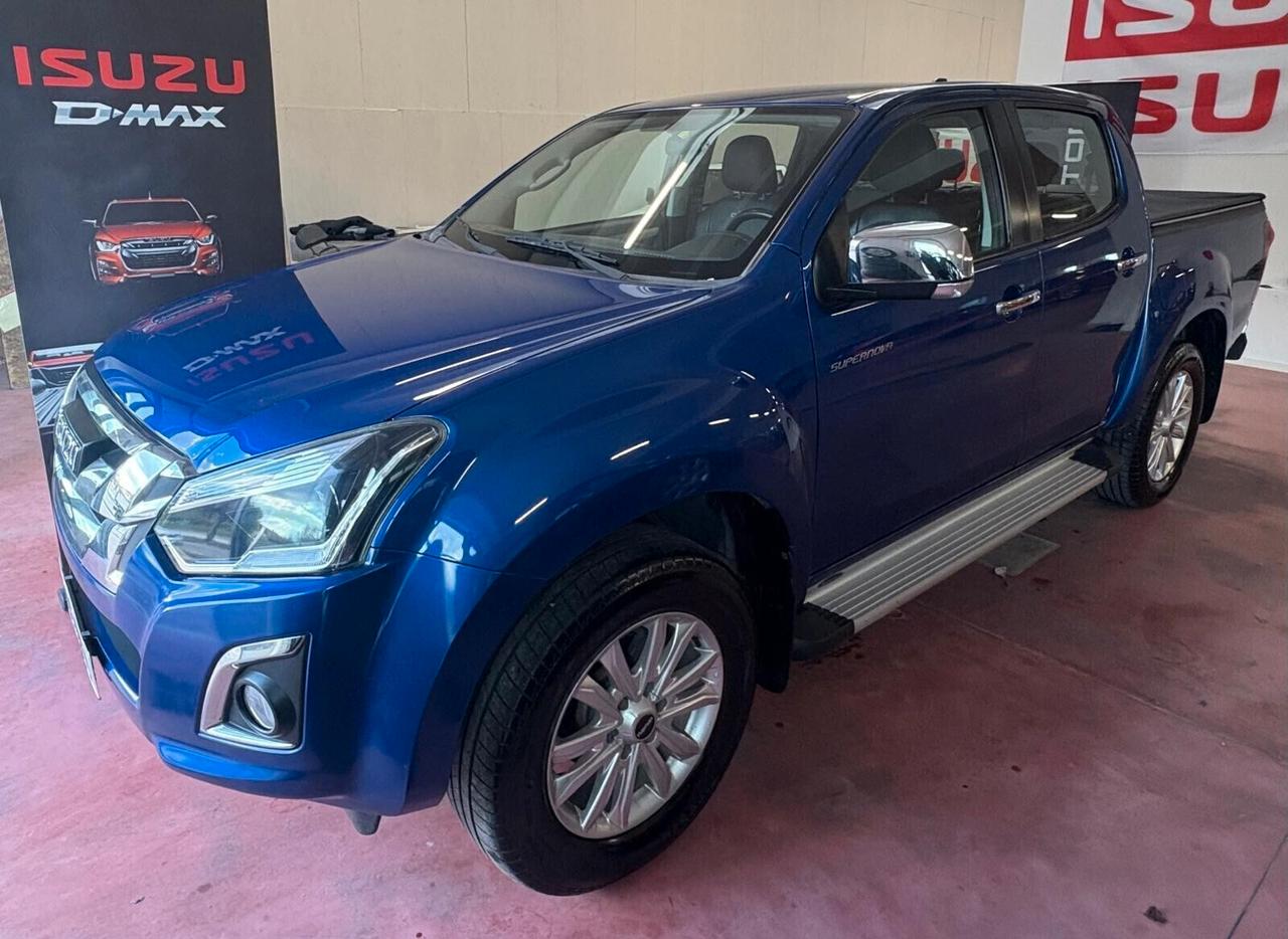 PIC-UP ISUZU D-MAX 4X4 km 60.819 DOPPIA CABINA AUTOCARRO POSTI 5 CAMBIO AUT.Diesel 1900 CV 163 Garanzia 12 mesi