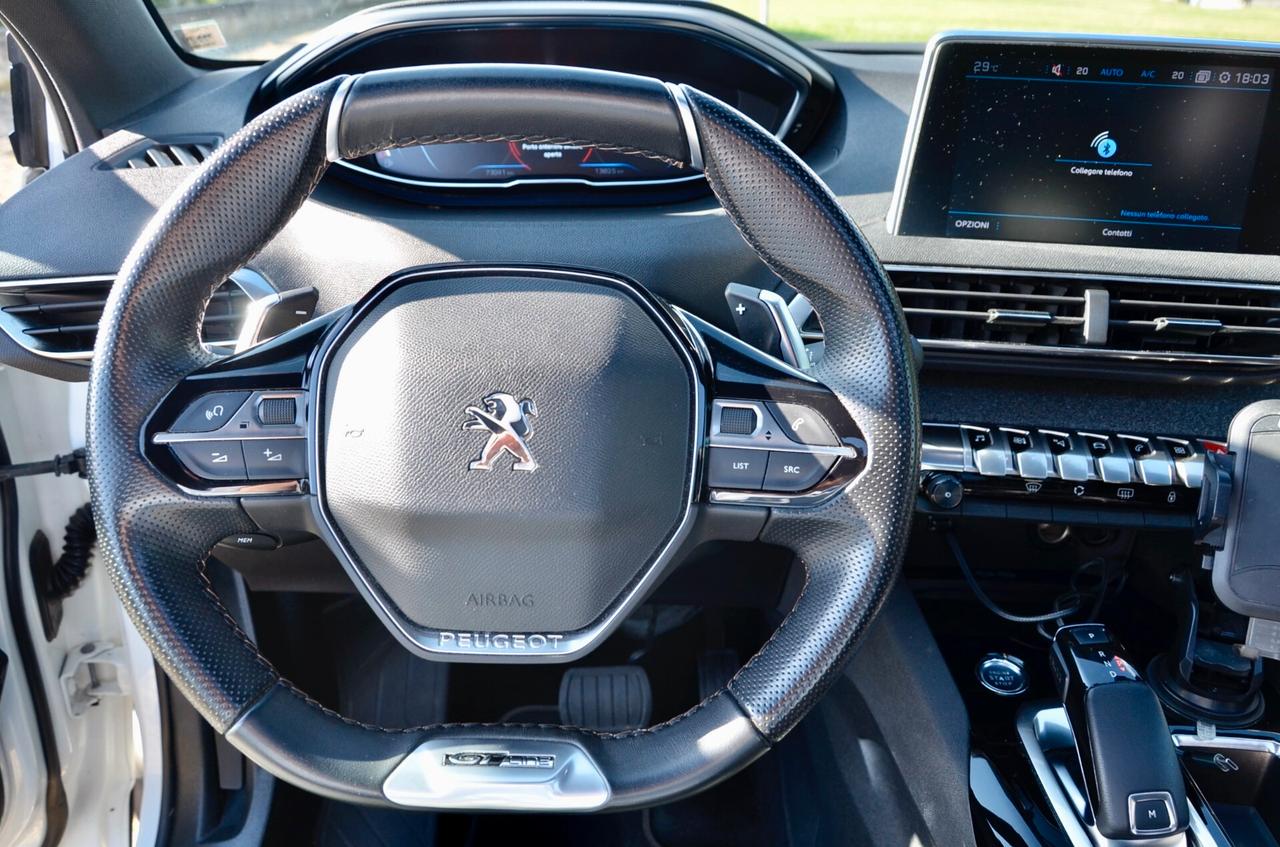 PEUGEOT 5008 1.2 PURETECH GT-LINE 131cv AUTO 7 POSTI, UNICOPROP, SERVICE PEUGEOT, EURO 6D, TETTO, RETROCAMERA 360°, PERMUTE