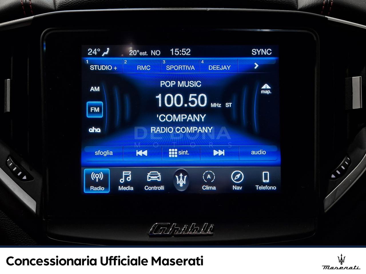 Maserati Ghibli 3.0 v6 ds ribelle black 275cv auto