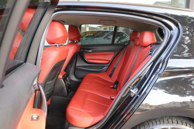 BMW 118 d 5p. Sport Automatica F20 Pelle ROSSA Cartier 18"