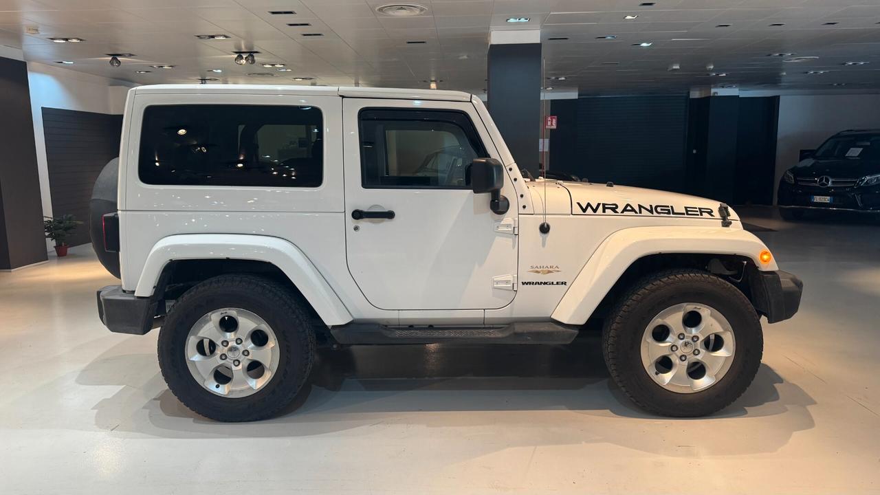 JEEP WRANGLER 2.8 D SAHARA 200CV PASSO CORTO- 2013