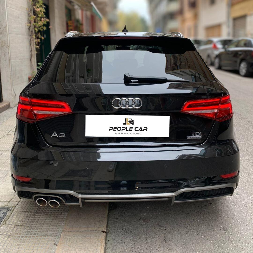 Audi A3 SPB 2.0 TDI 184 CV S tronic quattro