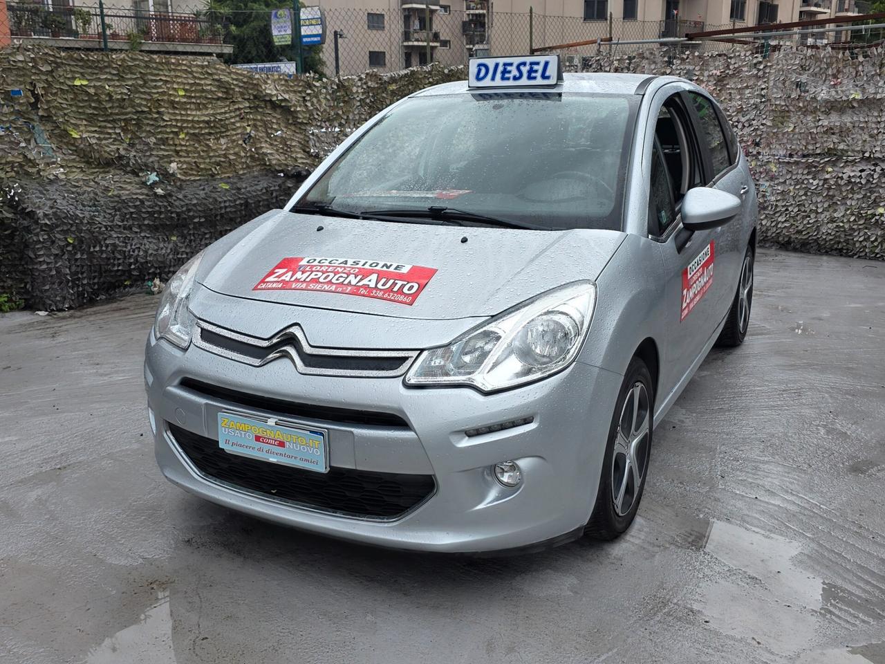 Citroen C3 1.5 HDi 75Cv Feel Edition X NEOPATENTATO ZAMPOGNAUTO CT