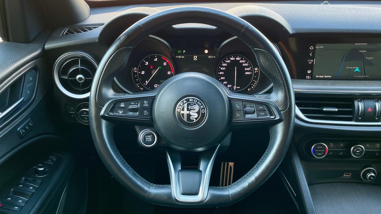 ALFA ROMEO STELVIO 2.2 Q4 TI TURBODIESEL 210CV - VOLANTE E SEDILI IN PELLE RISCALDABILI, MEMORIA