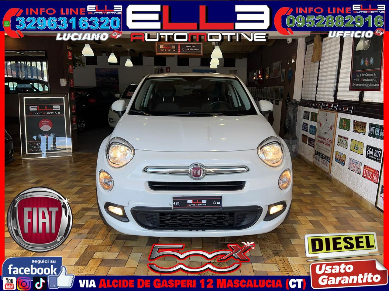 FIAT 500 X 1.6 MTJ 2017