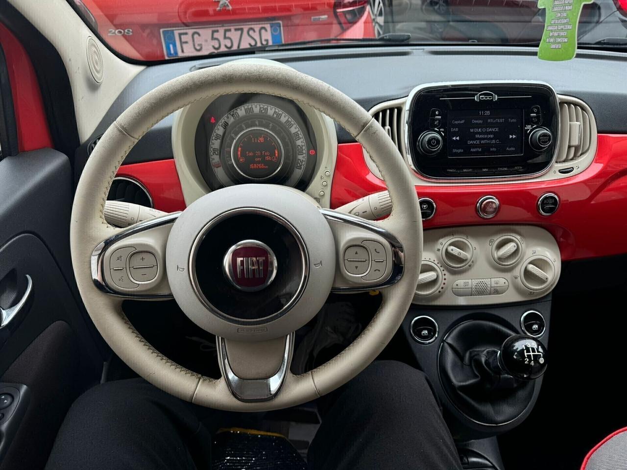 Fiat 500 1.2 GAS GPL Lounge Navi Euro6