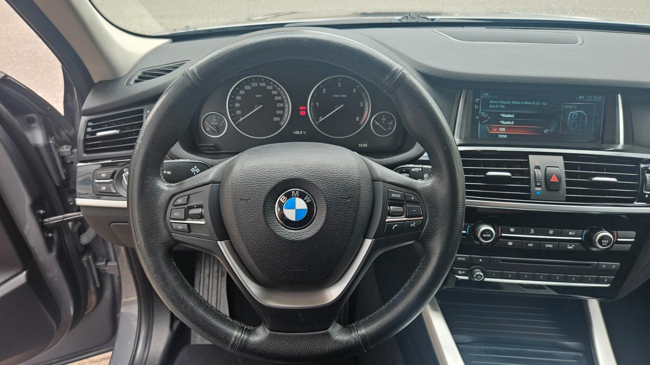 Bmw X3 xdrive20d auto 190 CV NAVY-CAMERA-LED