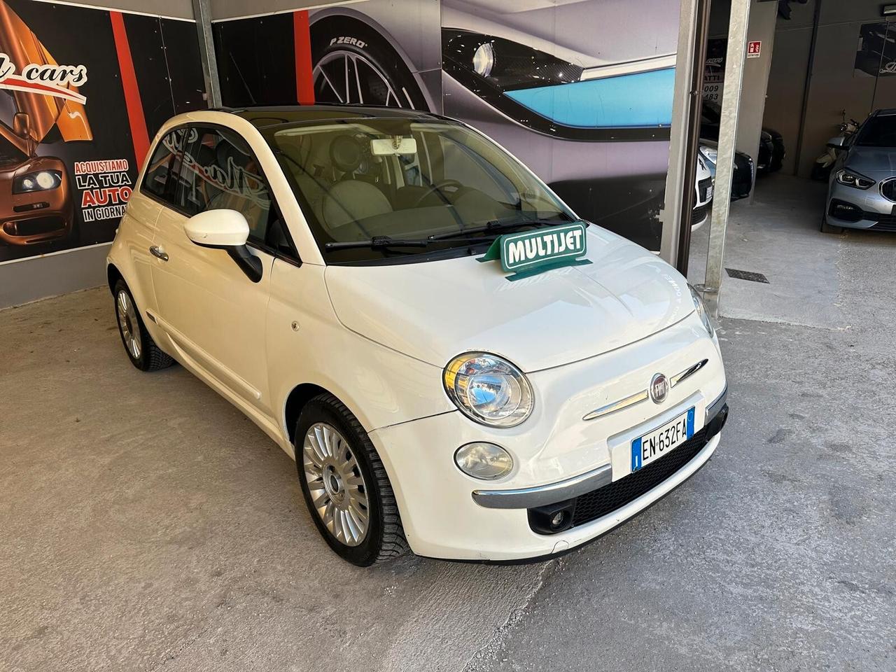 Fiat 500 1.3cc diesel 12 mesi garanzia-2012