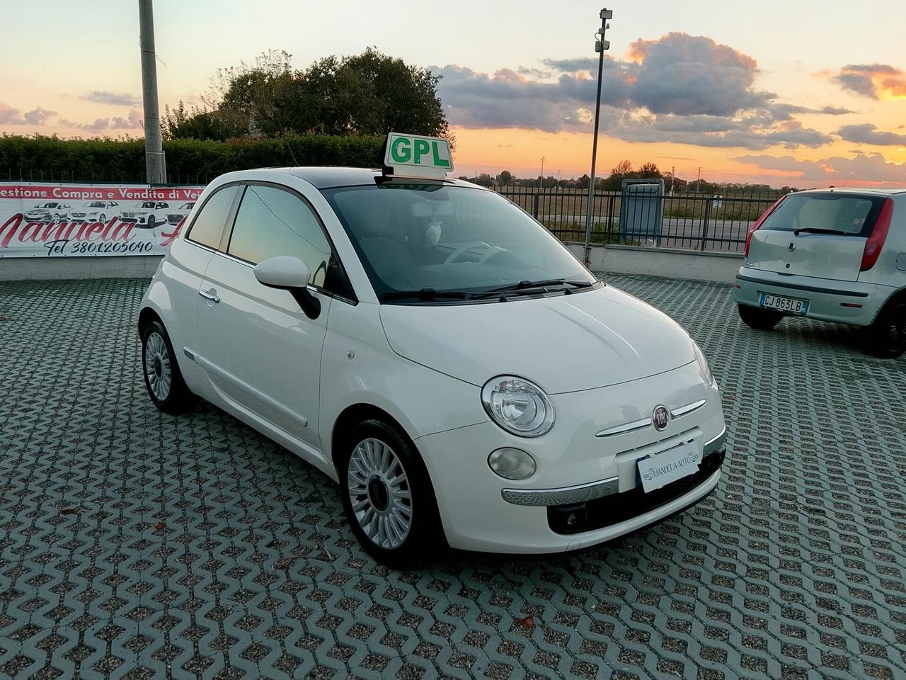 Fiat 500 1.2~GPL~NEOPAT~140.000~2012