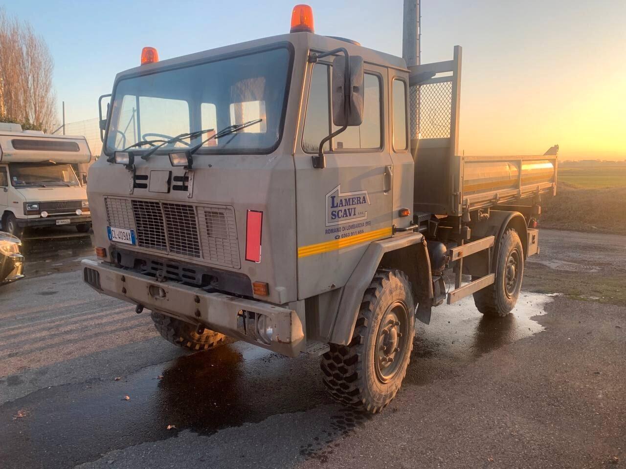 Iveco Lancia ACL 975 6611 M 4x4 Ribaltabile Spazzaneve