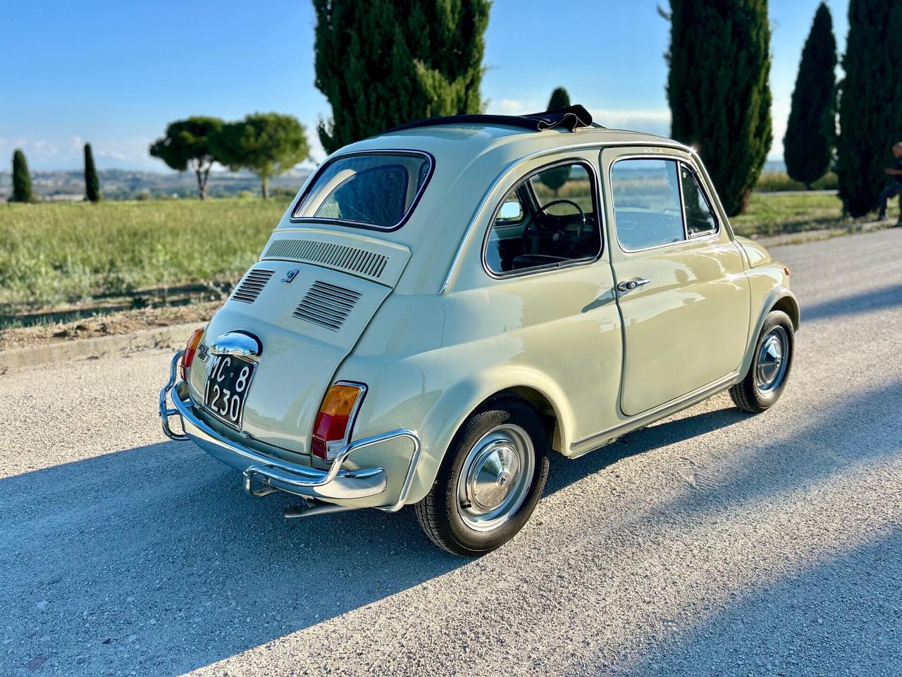 Fiat 500 110 F BERLINA mod. L - RESTAURO COMPLETO Motore 650 Cambio Sincronizzato