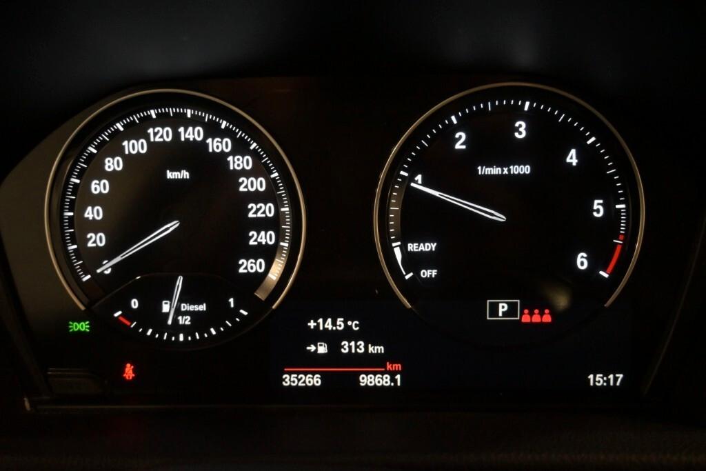 BMW 216D ACTIVE TOURER 116CV STEPTRONIC BUSINESS ADVANTAGE ( FARI LED - PELLE - CRUISE - NAVI - PARK ASSISTANT - TELECAMERA POST. )