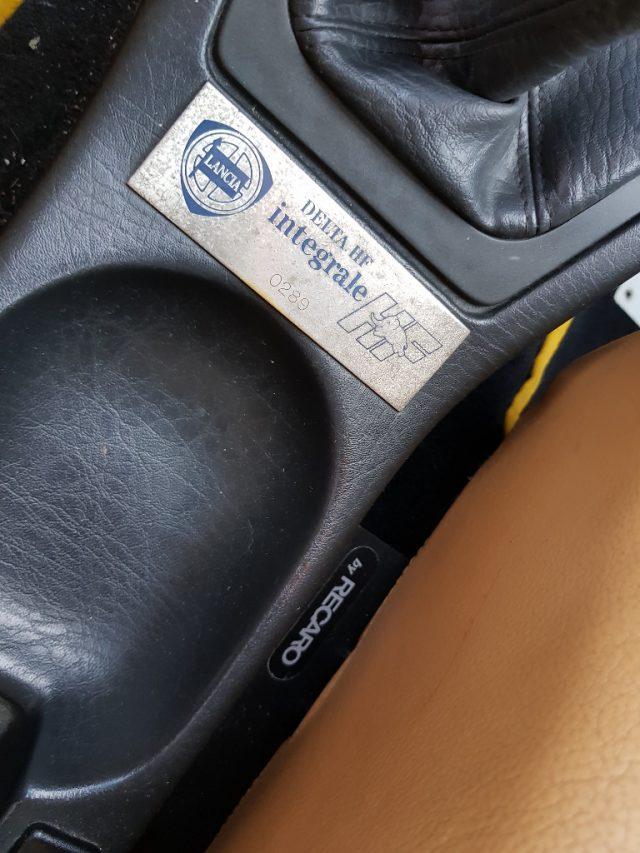LANCIA Delta 2.016V HF TARGA ORO integrale Verde York Numerata