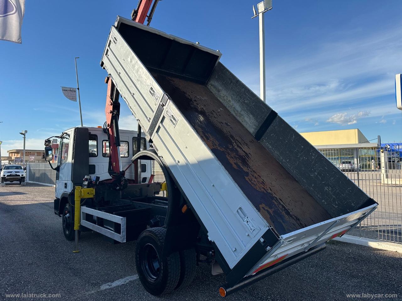 EUROCARGO TECTOR 75E15 RIBALTABILE CON GRU-PINZA ROTANTE