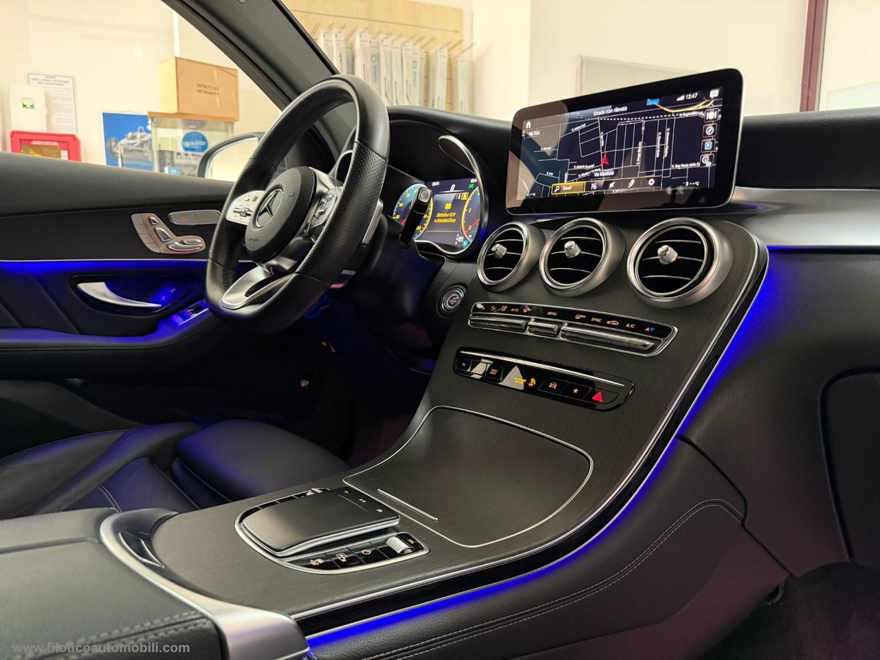 MERCEDES-BENZ GLC 300 d 4Matic Coupé Premium Plus TETTO APRIBILE- GANCIO TRAINO - LUCI AMBIENT
