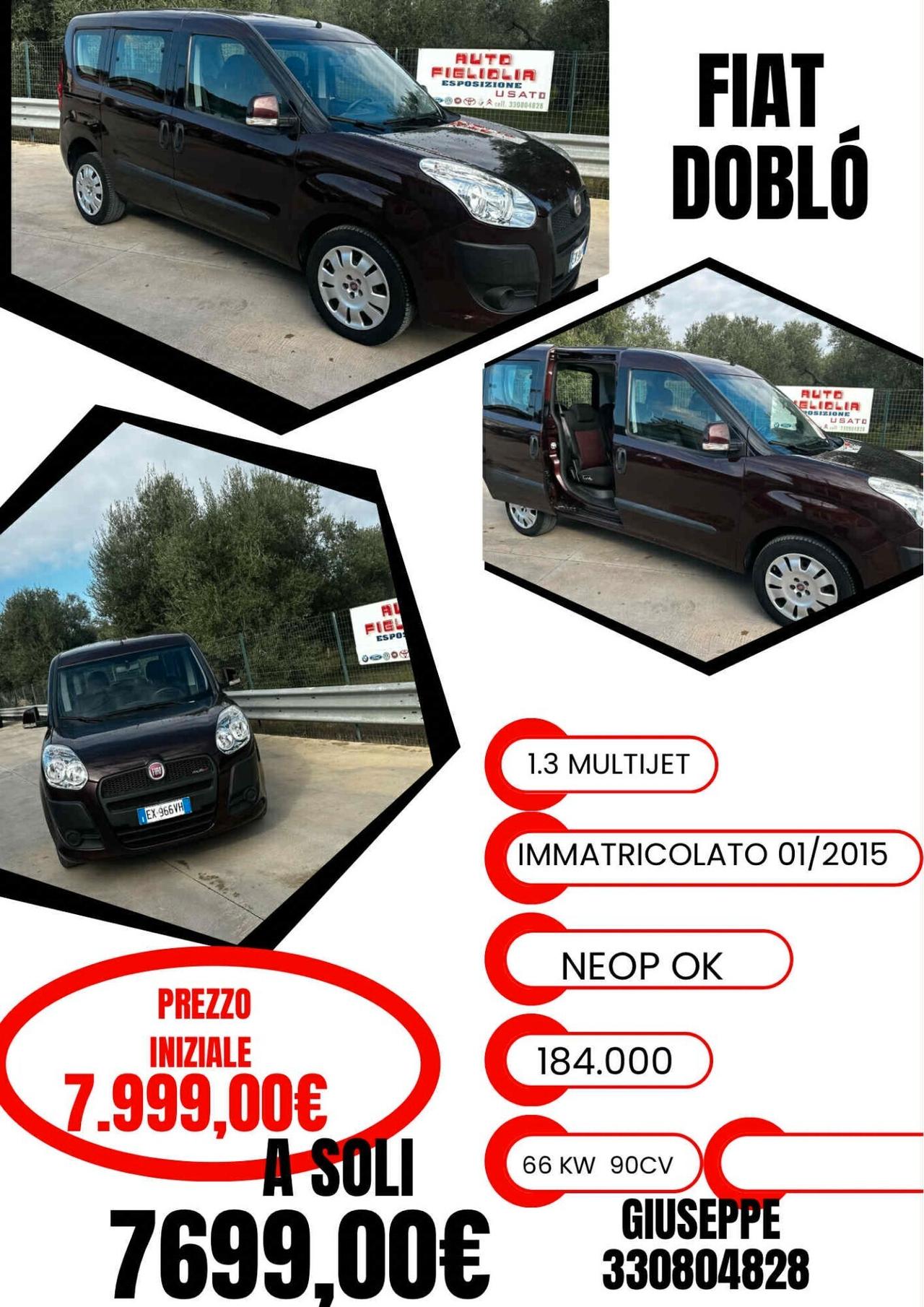 Fiat Doblo Doblò 1.6 MJT diesel 90CV 2015