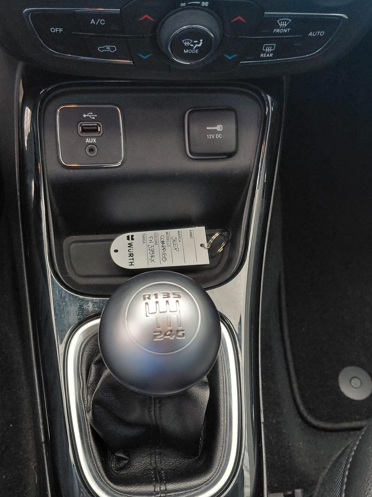 Jeep Compass 1.6 Multijet II 2WD Limited KM 209.500 SENSORI, TELECAMERA, IMPIANTO AUDIO BEATS