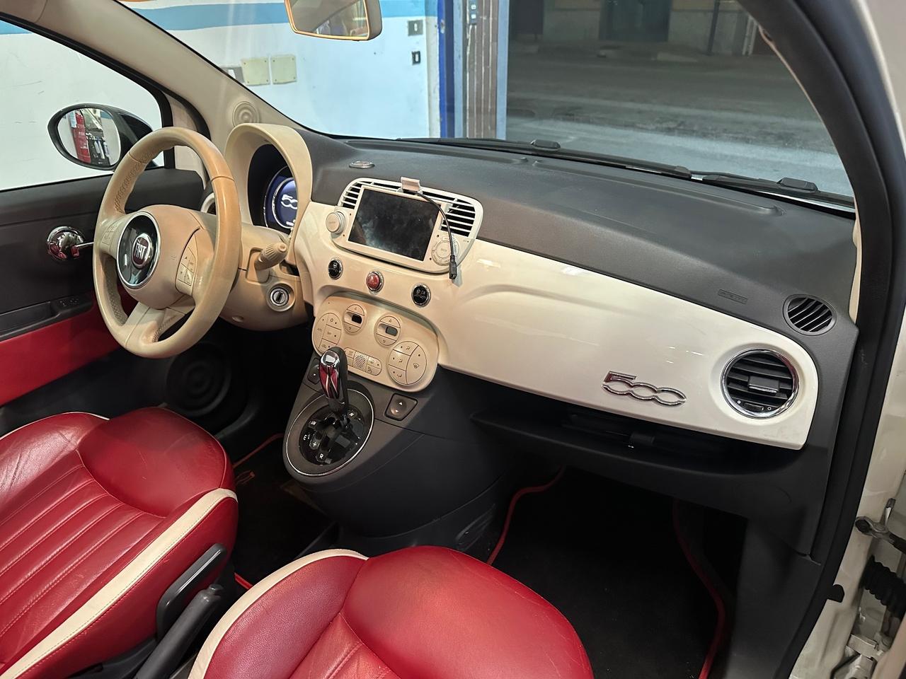 Fiat 500 1.2 Lounge - Pelle - Tetto - Automatica
