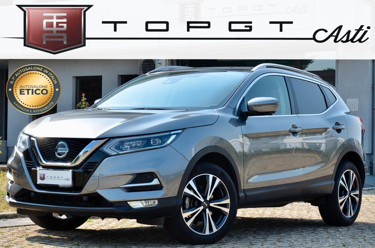 NISSAN QASHQAI 1.5 DCI N-CONNECTA 115cv, UNICOPROPRIETARIO, EURO 6D, SERVICE DIMOSTRABILI, TETTO, RETRO 360°, NAVI, PERMUTE