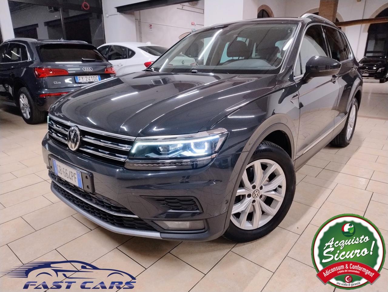 VOLKSWAGEN Tiguan 2.0 TDI 190 CV 4x4 Advanced- 2020