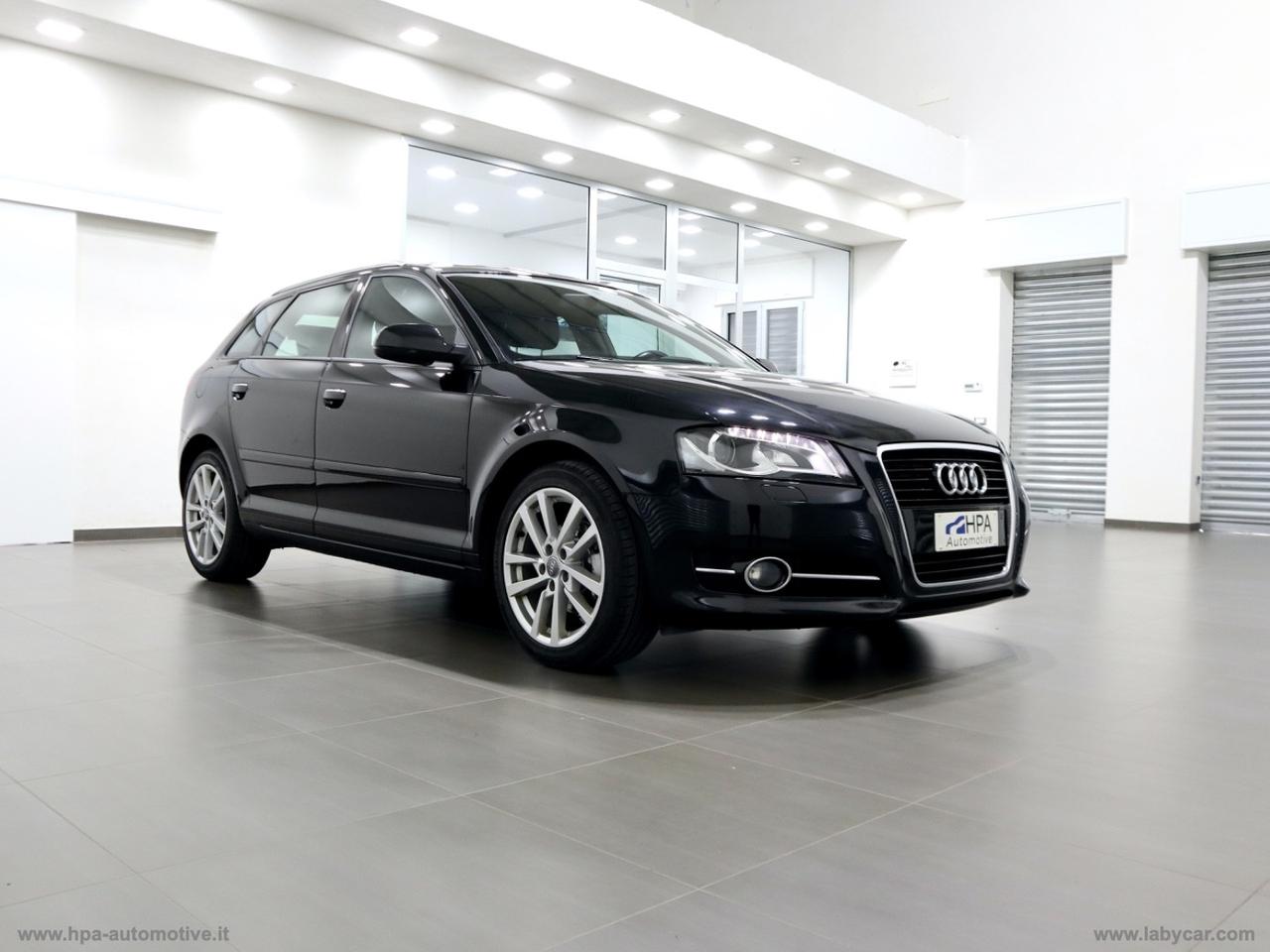 AUDI A3 SPORTBACK 1.6 TDI 105CV BI XENON LED SENSORI CERCHI 17