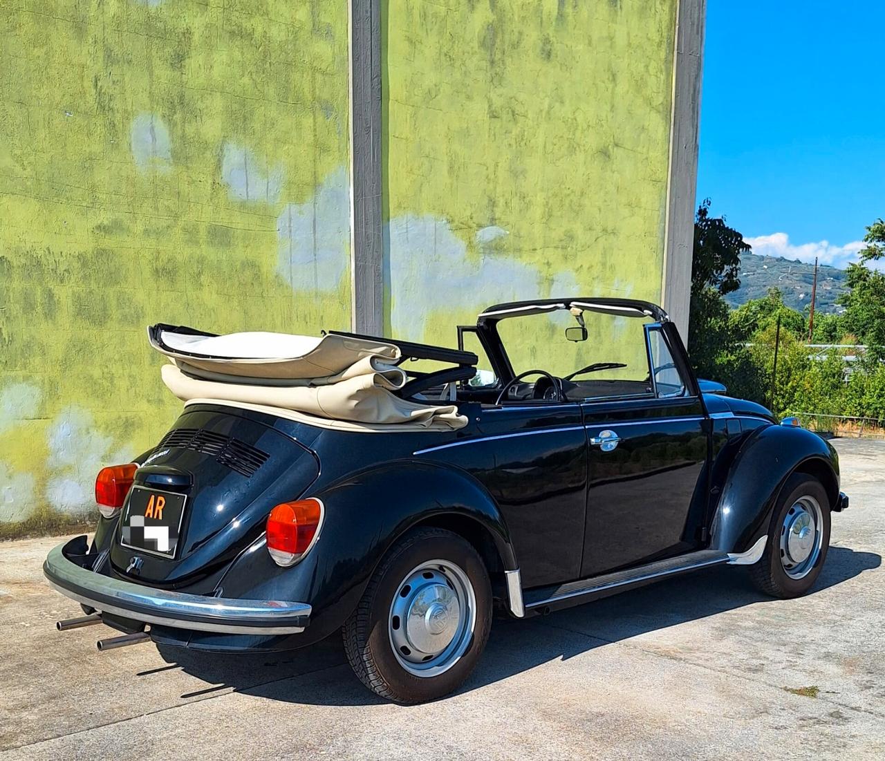 Volkswagen Maggiolino Cabrio - Targa Nera - Libretto a Pagine